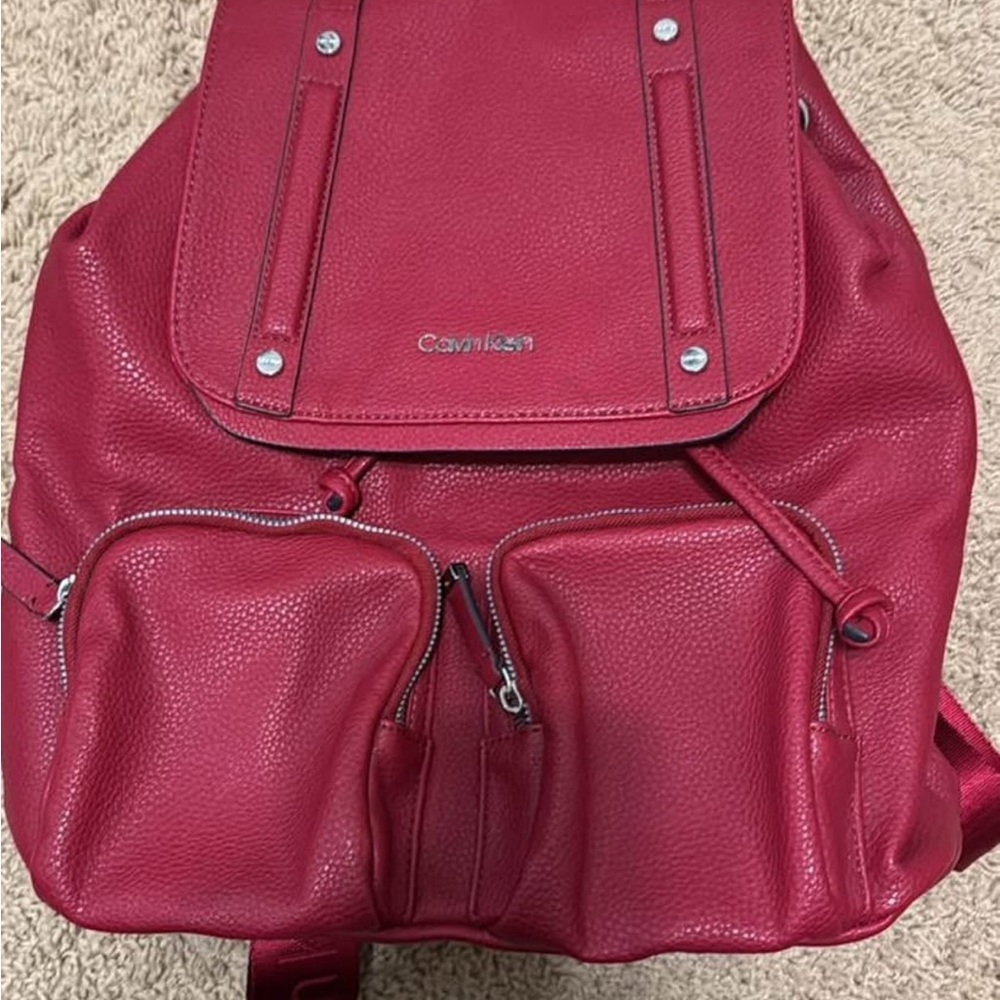 Calvin Klein Red Backpack